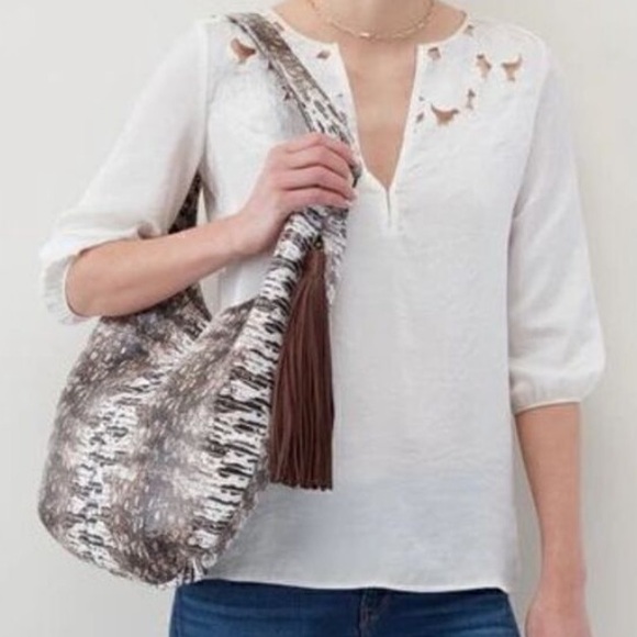 Hobo Gardner Shoulder Bag Lizard Leather - Picture 15 of 15